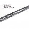 Trapezoidal Screw - 520mm , 2mm Lead 2mm Pitch