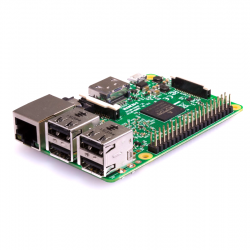 Raspberry Pi 3 Model B, 1.2GHz CPU, 1GB RAM, WiFi/BLE