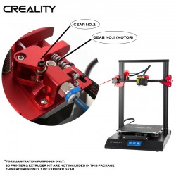 Replacement Extruder Gear No.1 (Motor) for Creality CR10S Pro