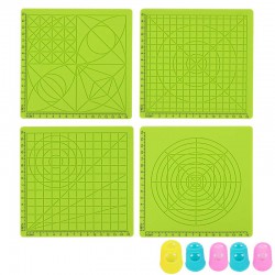 3D Printing Pen Silicone Design Mat Set with 5 Finger Protectors