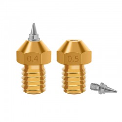 E3D V6 Compatible Airbrush Nozzle Adapter - 0.2/0.3/0.4/0.5mm