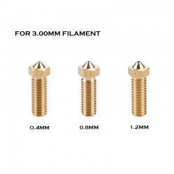 E3D Volcano Compatible Nozzle - 3.00mm Filament