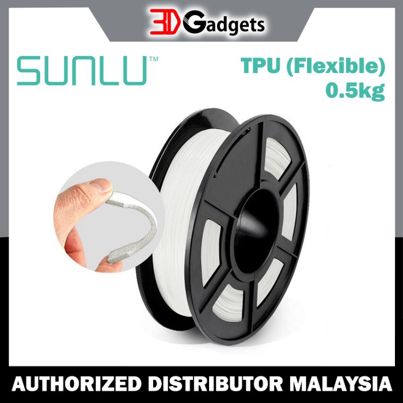 Sunlu TPU Flexible Filament 1.75mm Series 0.5KG
