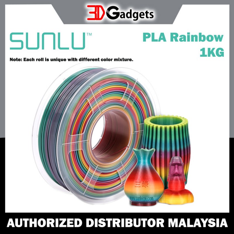 Sunlu Filament 1.75mm PLA - Wood/ Rainbow/ Silk Rainbow