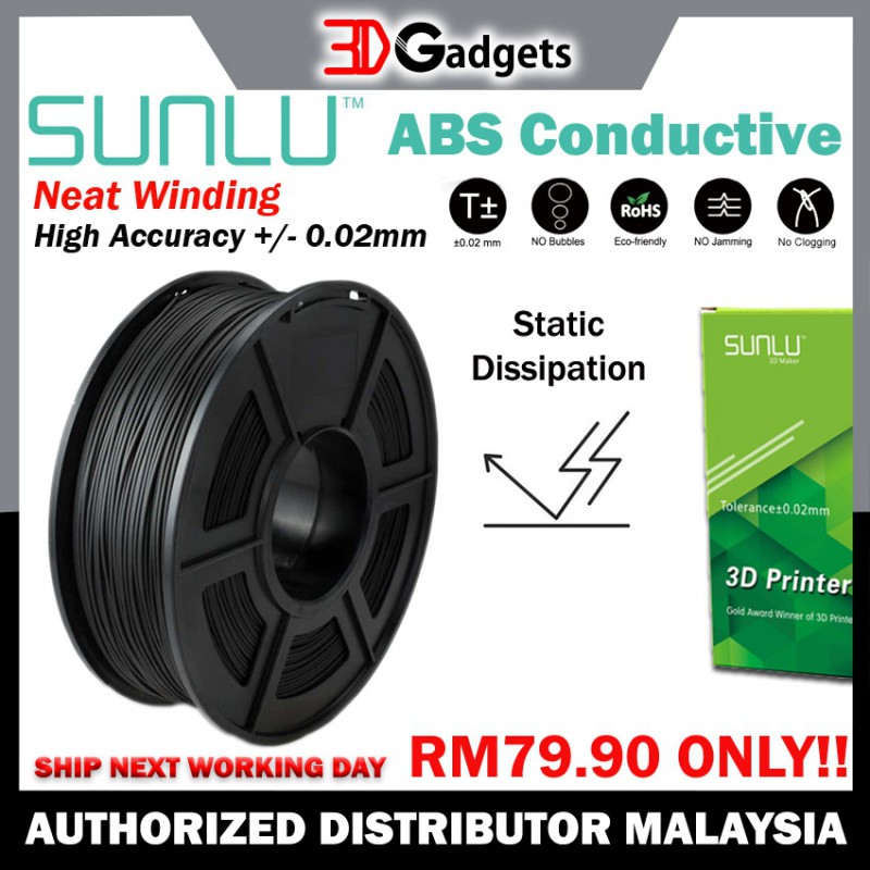 Sunlu ABS Conductive Filament 1.75mm 1KG