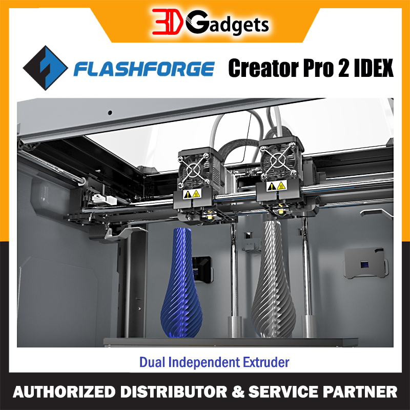 FlashForge Creator Pro 2 | Dual Independent Extruder 3D Printer