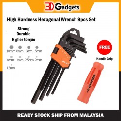 High Hardness Hexagonal Wrench 9 pcs Set 3D Printer Tool