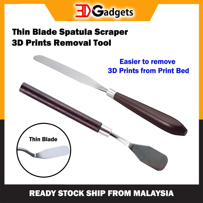 Thin Blade Spatula for 3D Printer Parts Removal Mini Scraper - Smith3D  Malaysia