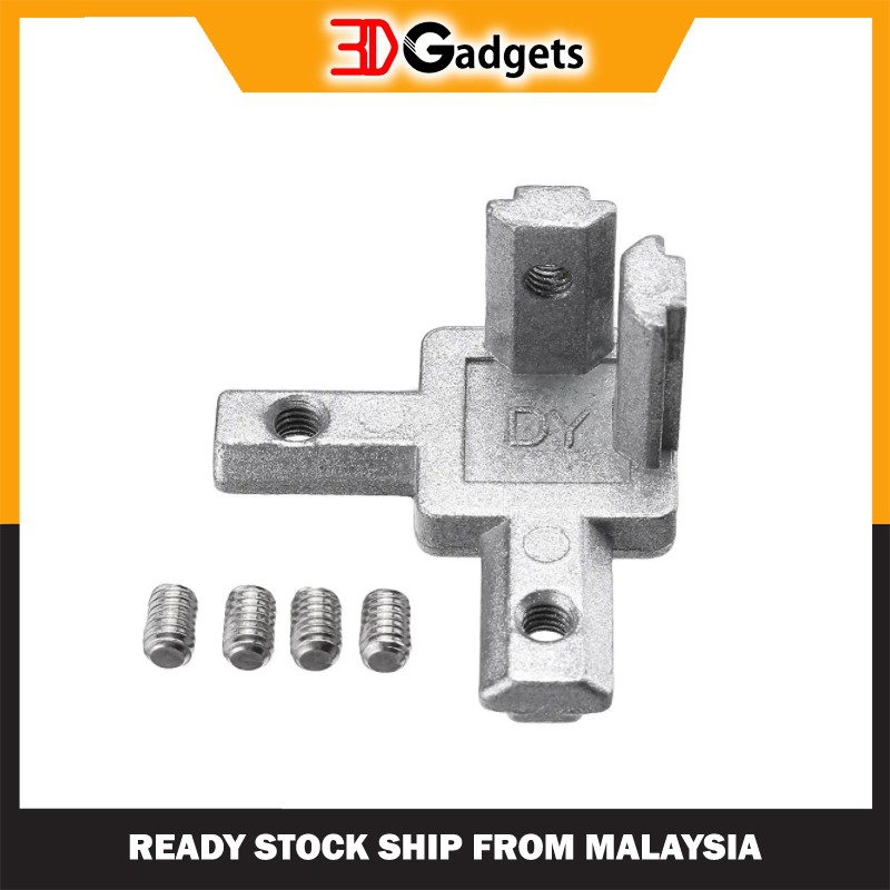 3D Gadgets Malaysia | 3 Way 90 Degree Inner Corner Connector Joint ...