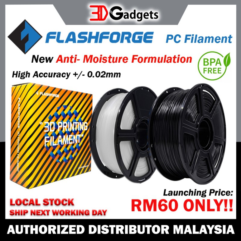 FlashForge PC Filament 1.75mm