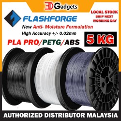 FlashForge PLA PRO/ PETG/ ABS 5KG Filament 1.75mm