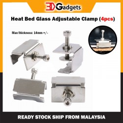 Heat Bed Glass Adjustable Clamp (4pcs)