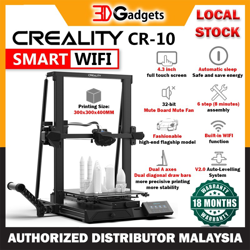 Creality CR-10 Smart WiFi Semi DIY 3D Printer Kit