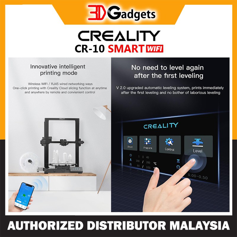 3D Gadgets Malaysia |Creality CR-10 Smart WiFi Semi DIY 3D Printer Kit