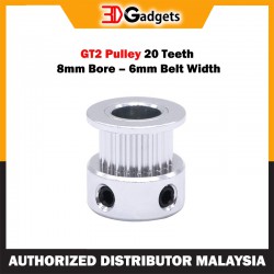GT2 Pulley 20 Teeth 8mm Bore – 6mm Belt Width