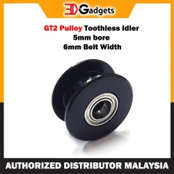 GT2 Pulley Toothless Idler 5mm bore 6mm Belt Width