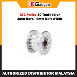 GT2 Pulley 20 Teeth Idler 3mm Bore 6mm Belt Width