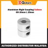 Aluminium Rigid Coupling 5x8mm OD 20mm L 25mm