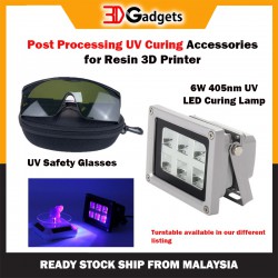 Resin Post Processing Accessories UV LED 405nm Curing Light/ UV Safety Glasses