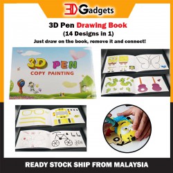 3D Pen Copy Paste Drawing Arts & Crafts Book for Kids