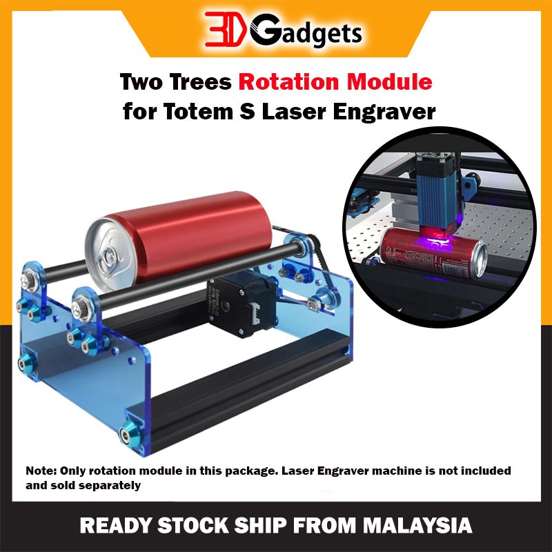 Two Trees Rotation Module for Totem S Laser Engraver