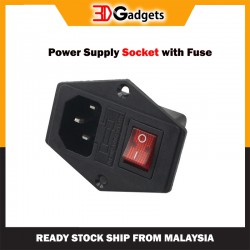 Power Supply Socket with Fuse