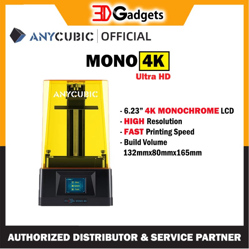 Anycubic Photon Mono 4K Monochrome MSLA Resin 3D Printer