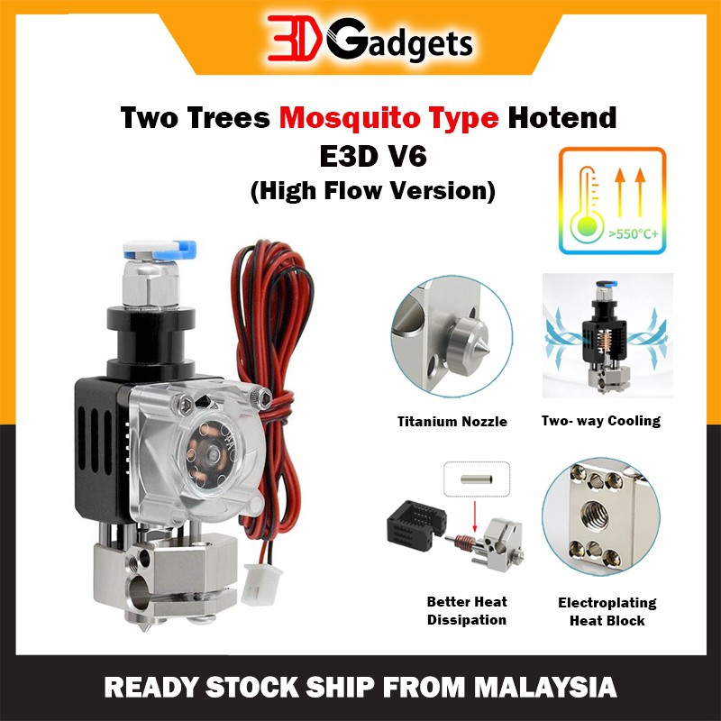 Two Trees Mosquito Type Hotend E3D V6 - High Flow