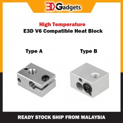 High Temperature E3D V6 Compatible Heat Block