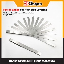 Feeler Gauge for Heat Bed Leveling
