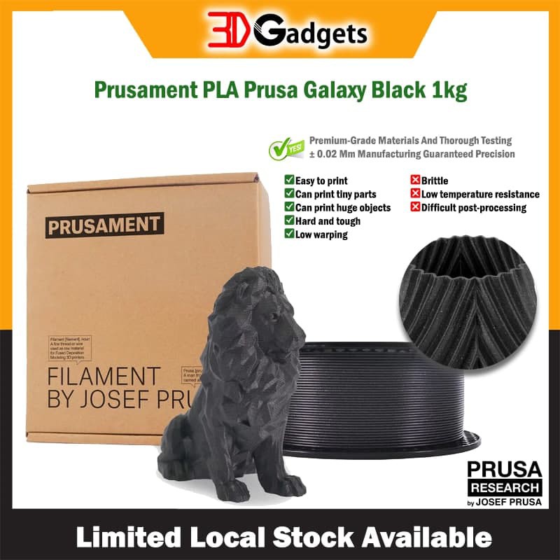 Prusament PLA Prusa Galaxy Black/ Azure Blue 1kg