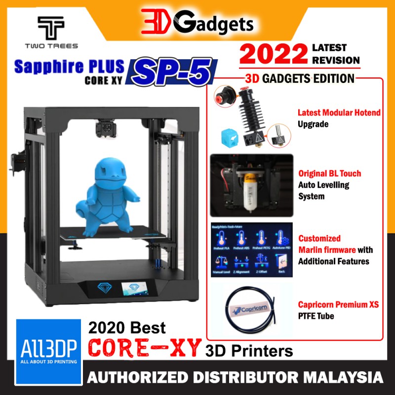 TwoTrees Sapphire Plus SP-5 Semi DIY Core XY 3D Printer Kit - Latest Revision 2022