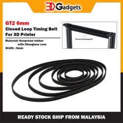 GT2 6mm Closed Loop Timing Belt for 3D Printer