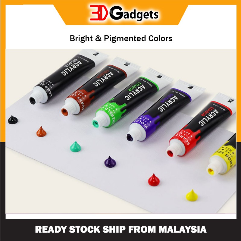 Acrylic Paint Set - 18 Colors - 3D Print General