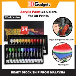 Acrylic Paint 24 Colors for 3D Prints