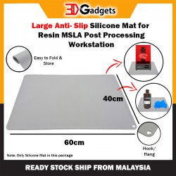 Large Anti- Slip Silicone Mat for Resin 3D Prints Post Processing Workstation