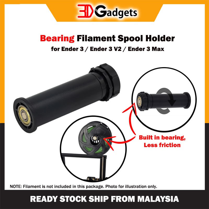 Bearing Filament Spool Holder for 3D Printer
