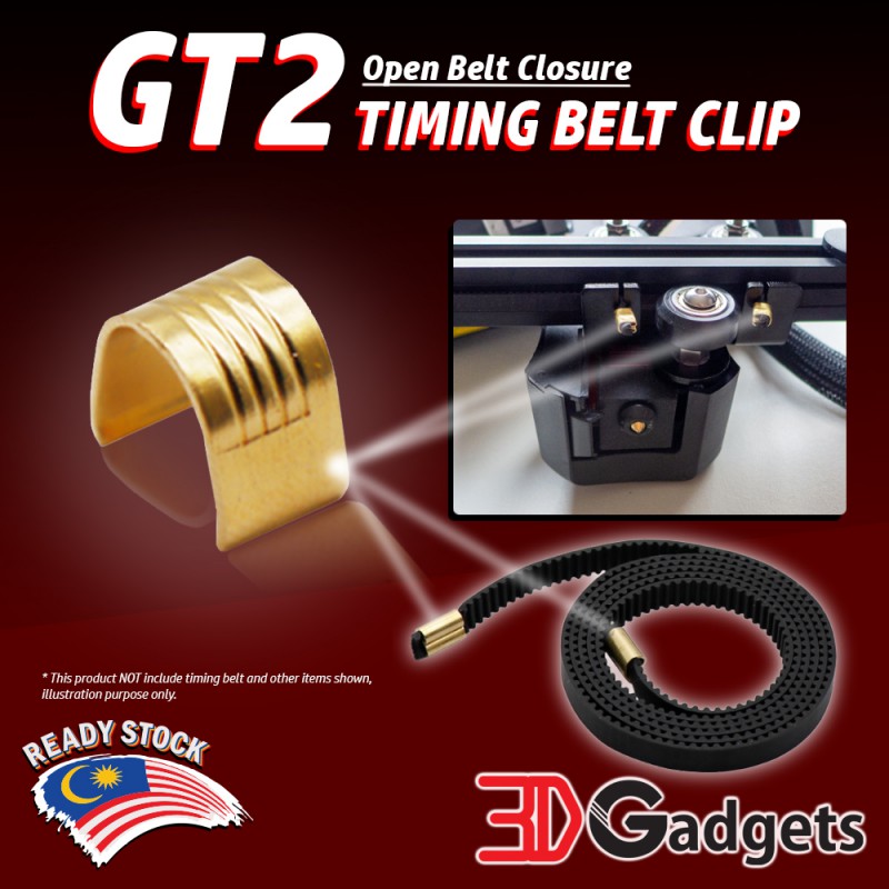 GT2 Timing belt clip