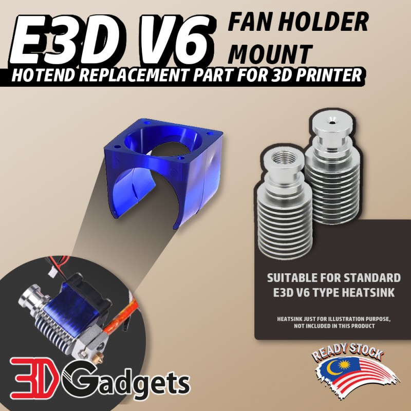 REPLACEMENT PART E3D V6 HEAT SINK FAN COVER