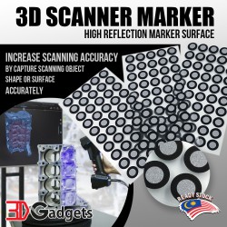 3D Scanner Marker Sticker Type High Reflection Marker Dot
