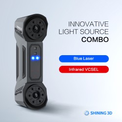 Shining 3D FreeScan Combo/ Combo+ Blue Laser with Infrared VCSEL 3D Scanner