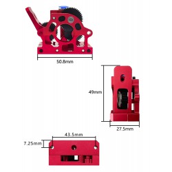 HGX-LITE All Metal High Performance Extruder| Light Weight| Compact Design for 3D Printer