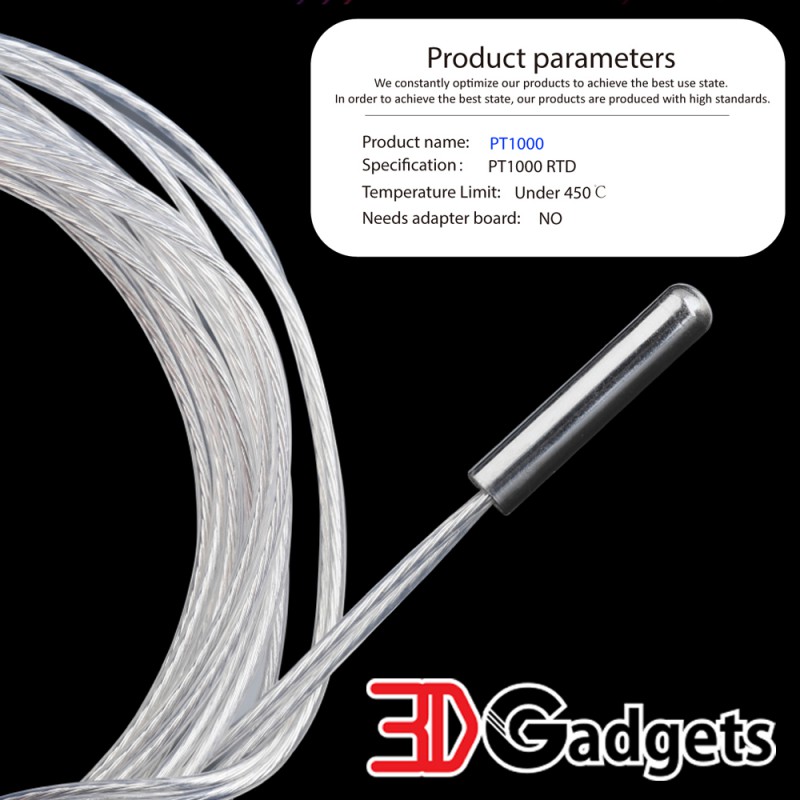 Mellow PT1000 HighTemperature Thermistor Voron/ Klipper/Marlin 3D Printer