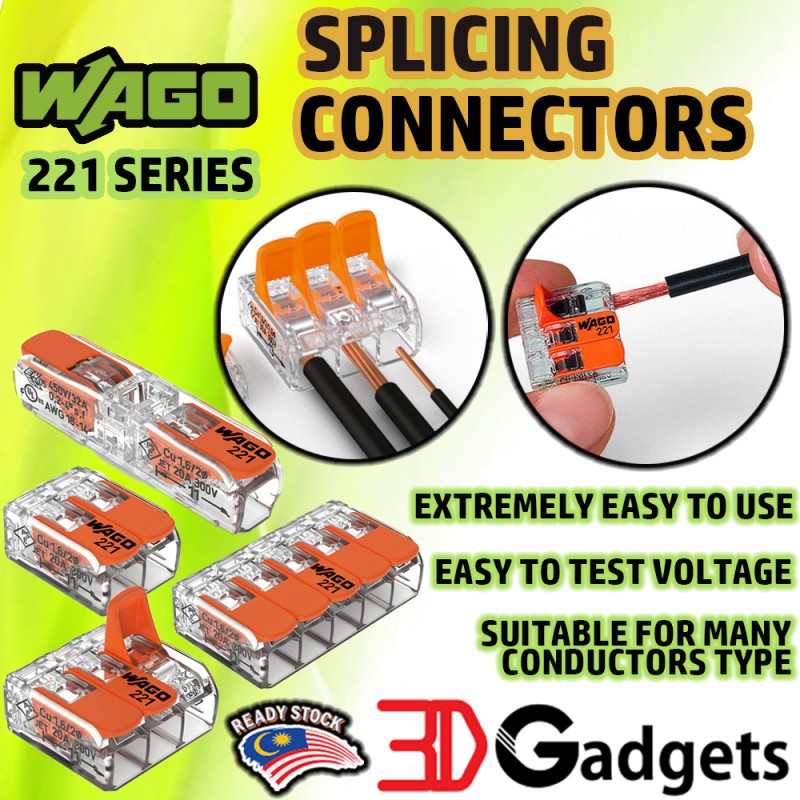 WAGO connection terminal flexible up to 6mm² - 221-612