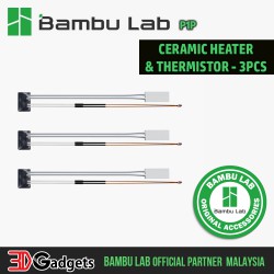 Bambu Lab P1P Ceramic Heater and Thermistor - 3PCS