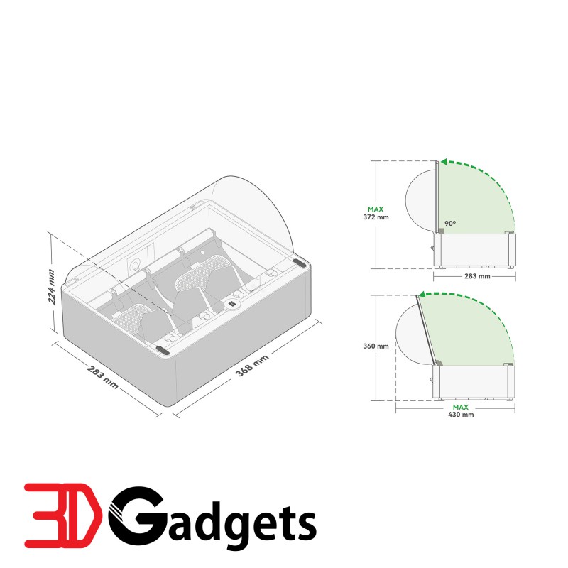 Bambu Lab X1 Series Auxiliary Part Cooling Fan 3D Gadgets Malaysia