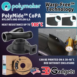 PolyMaker PolyMide™ CoPA Nylon 1.75mm 0.75KG 3D Printer Filament