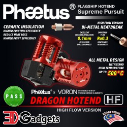 Phaetus Dragon Hotend Phaetus x Voron HF Hotend High Flow for 3D Printer