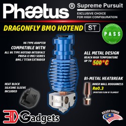 Phaetus Dragonfly BMO Hotend (Prusa MK3 series / BMG & Titan Extruder / All V6 Mount) for 3D Printer