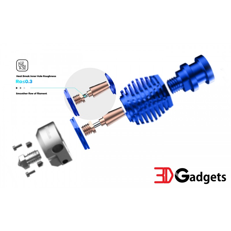 Phaetus Dragonfly BMO Hotend for Prusa MK3 / BMG / Titan / V6 Mount